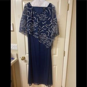 Ignite navy formal gown